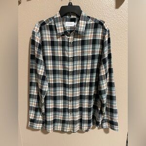 Topman Multicolor Plaid Button-Down Shirt